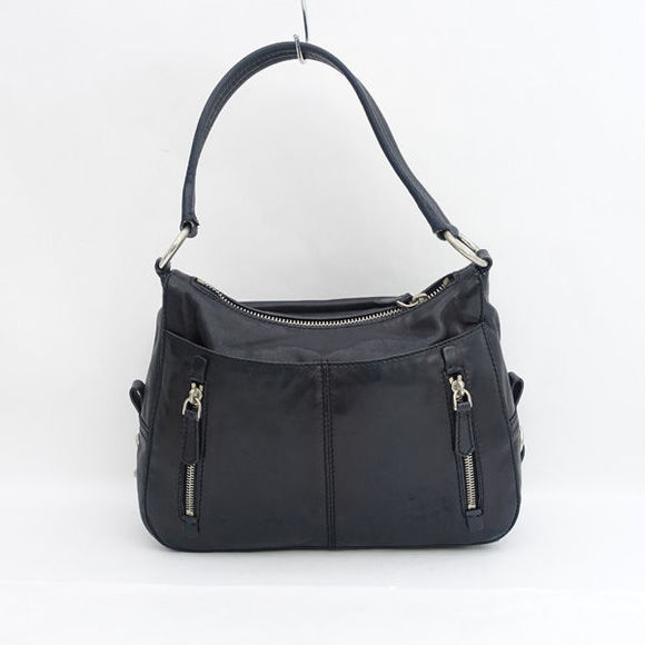 Prada Leather Black Bag Soft Semi-Shoulder - Picture 1 of 10
